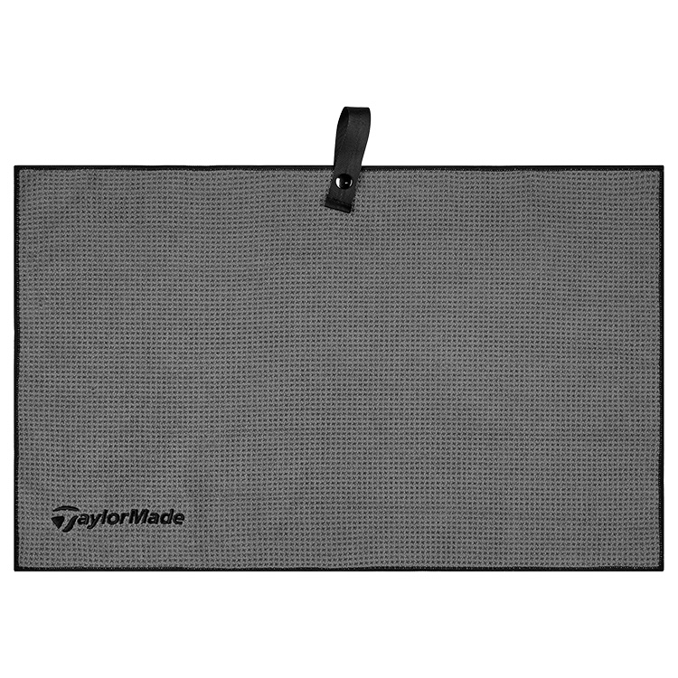 TaylorMade Microfibre Cart Golf Towel Grey