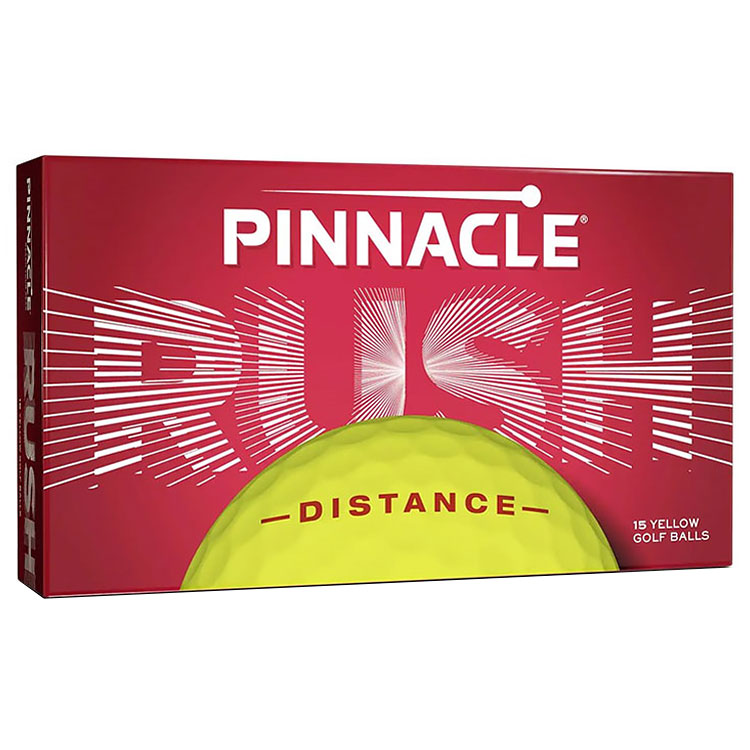 Pinnacle Rush Golf Balls Yellow Balls  /  15 Balls