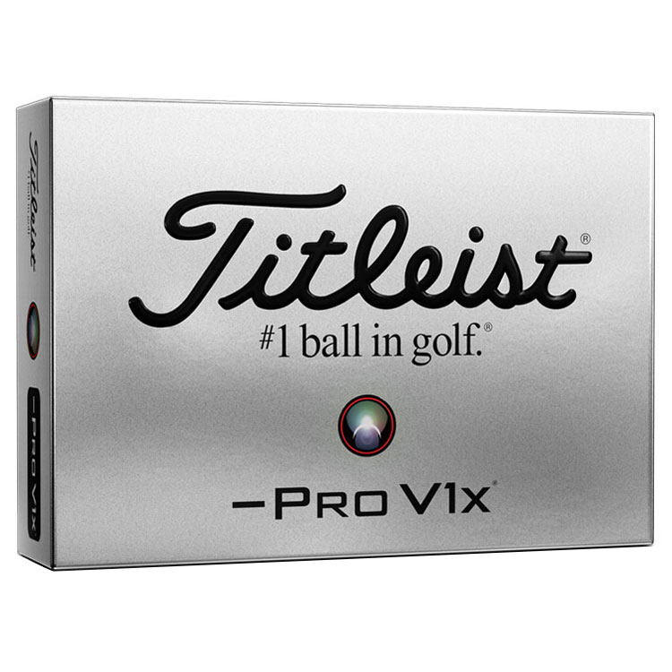 Titleist Pro V1x Left Dash Golf Balls White Balls  /  Dozen