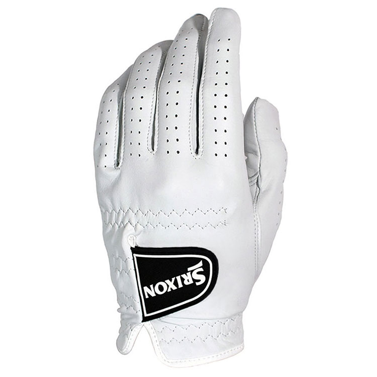 Srixon Cabretta Premium Leather Golf Glove White  /  Left Handed Golfer