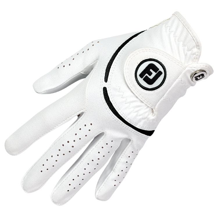 FootJoy Ladies WeatherSof Golf Glove White  /  Right Handed Golfer