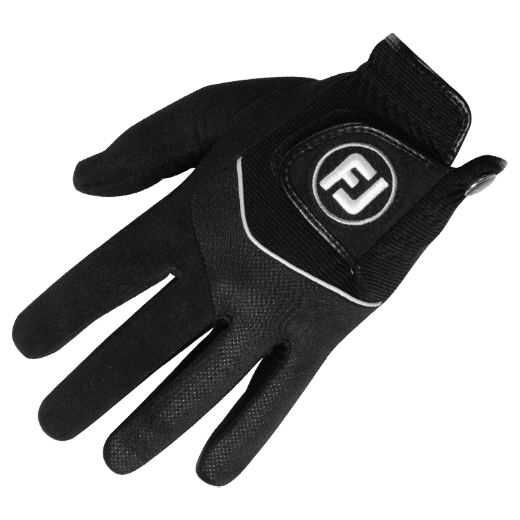 FootJoy Rain Grip Golf Glove Black  /  Right Handed Golfer