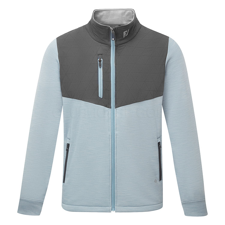 FootJoy ThermoSeries Hybrid Golf Wind Jacket Grey / Charcoal