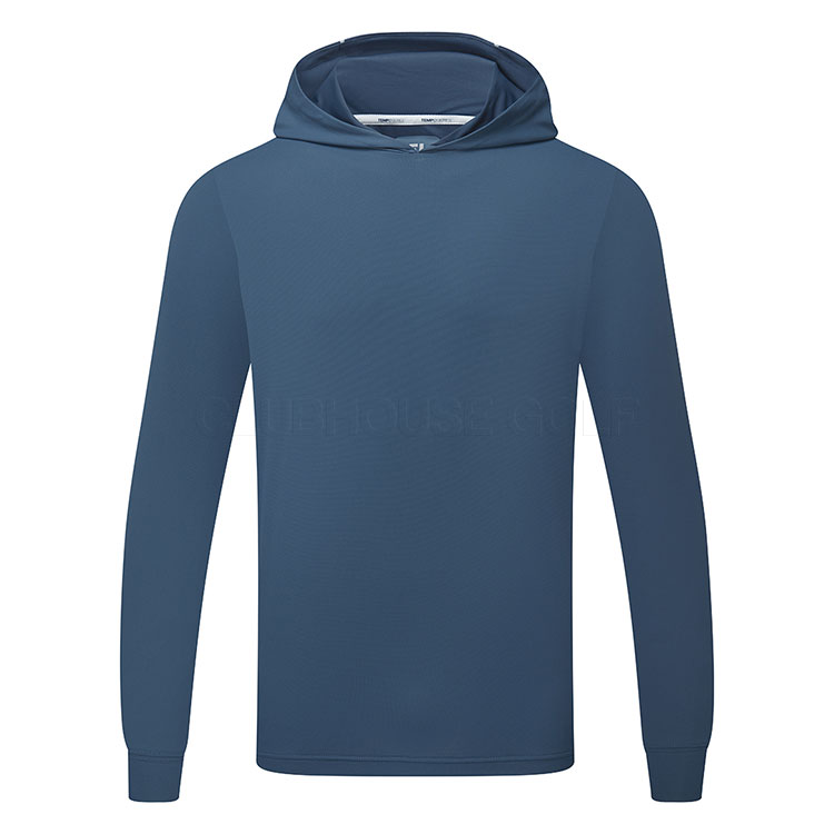 FootJoy TempoSeries Blocked Sun Golf Hoodie Dark Denim