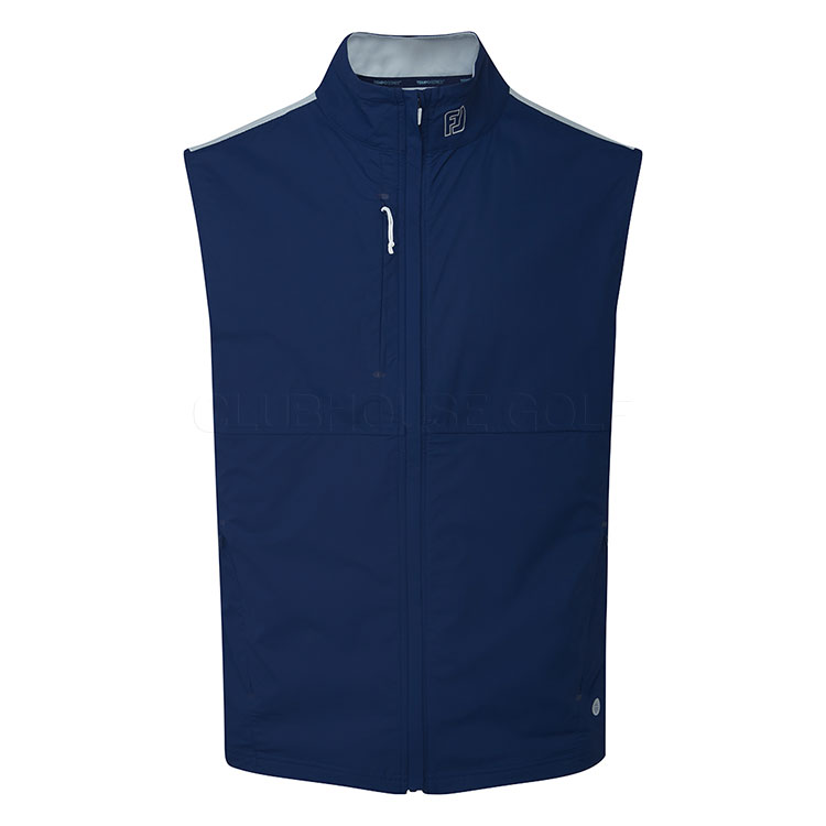 FootJoy TempoSeries Lightweight Golf Wind Vest Navy / Grey
