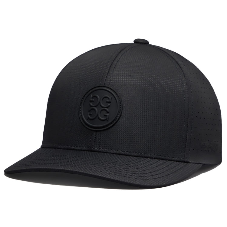 G/FORE Perforated Tipped Brim Golf Snapback Onyx