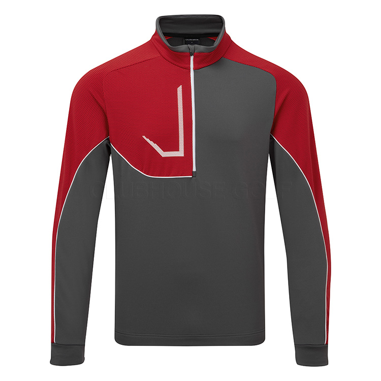 Galvin Green Daxton Insula Golf Pullover Forged Iron / Red / White