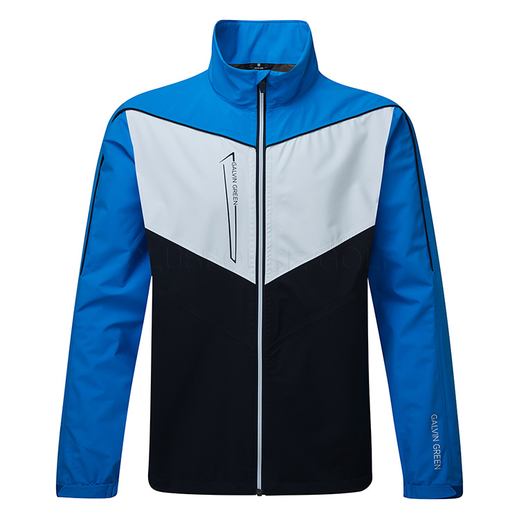 Galvin Green Armstrong Waterproof Golf Jacket Blue / Navy / White