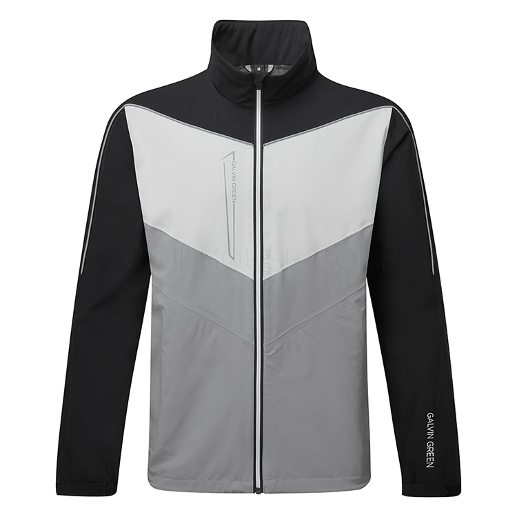 Galvin Green Armstrong Waterproof Golf Jacket Black / Sharkskin / Cool Grey