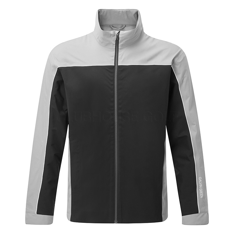 Galvin Green Ace Waterproof Golf Jacket Black / Sharkskin / White