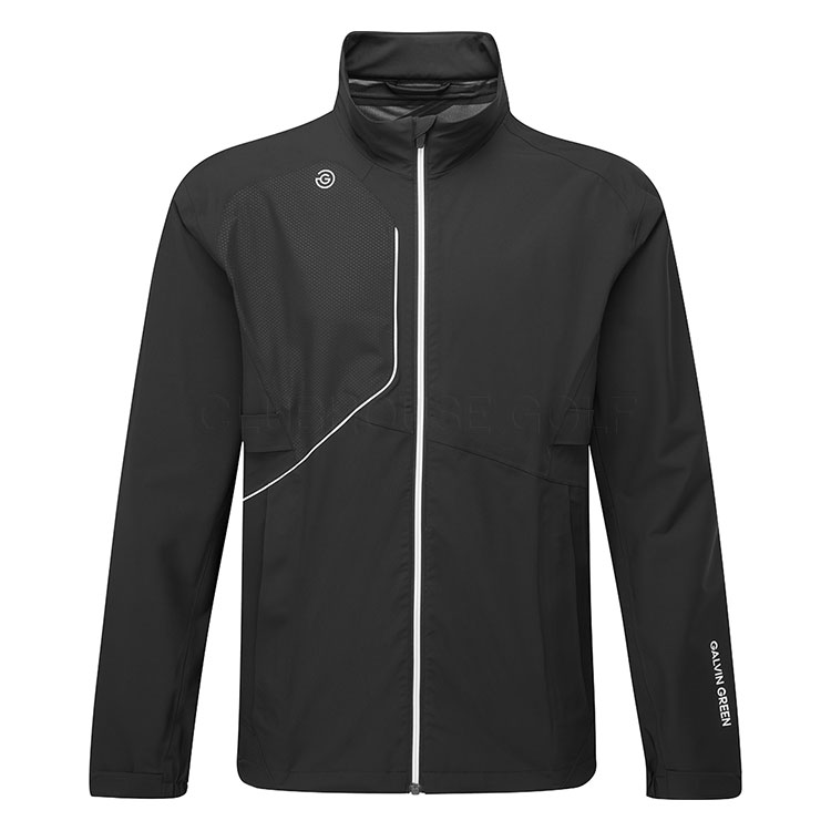 Galvin Green Ames Waterproof Golf Jacket Black / White