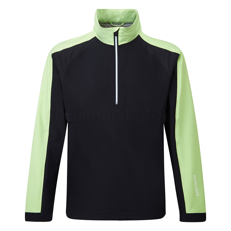 Galvin Green Adam Waterproof Golf Jacket Black / Fresh Green