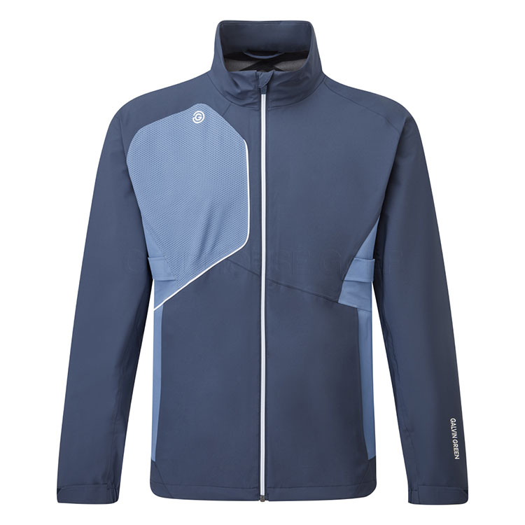 Galvin Green Ames Waterproof Golf Jacket Black / Moonlight Blue