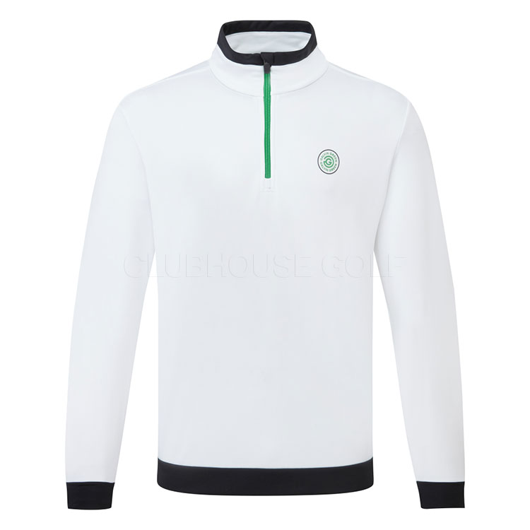 Galvin Green Dario Insula Golf Pullover White / Golf Green