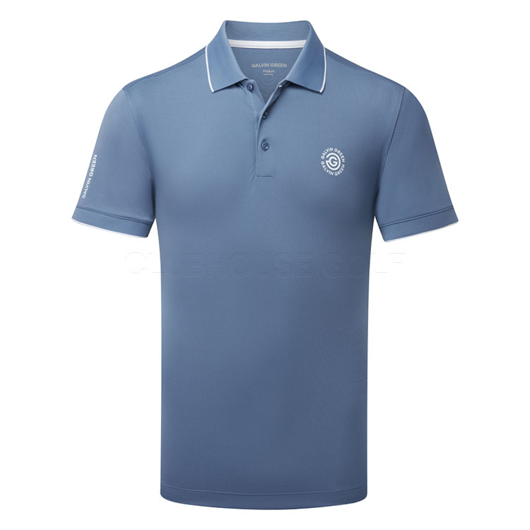 Galvin Green Marty Golf Polo Shirt Moonlight Blue