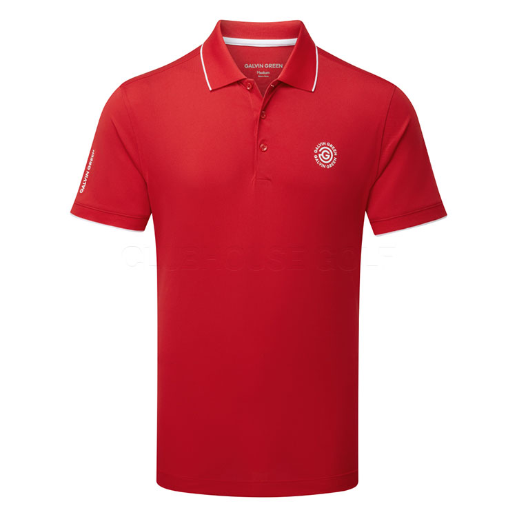 Galvin Green Marty Golf Polo Shirt Red