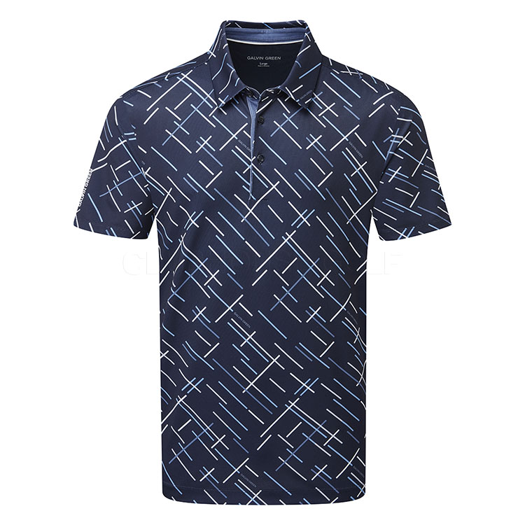 Galvin Green Mathias Golf Polo Shirt Navy / Moonlight Blue