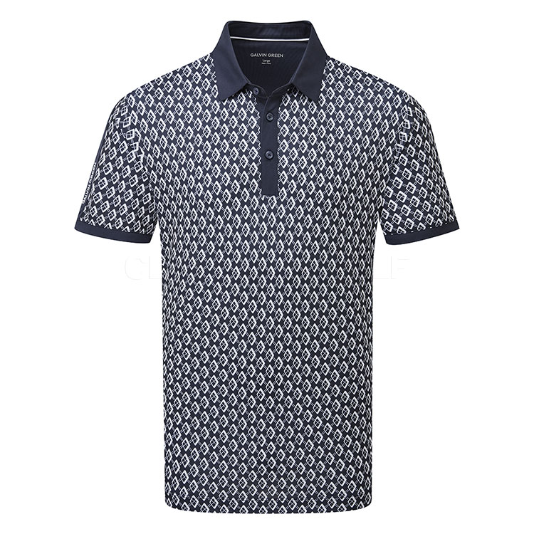 Galvin Green Maxwell Golf Polo Shirt Navy / Cool Grey