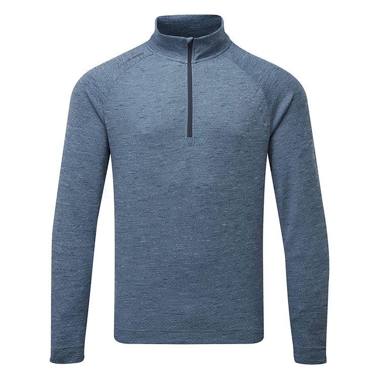 Galvin Green Dion Insula Golf Pullover Blue Melange