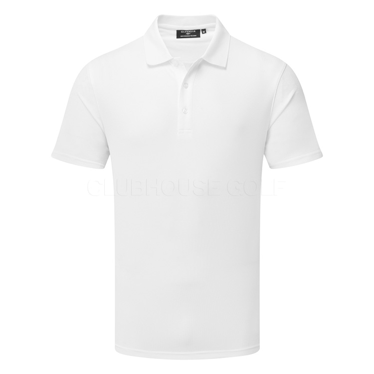 Glenmuir Deacon Golf Polo Shirt White