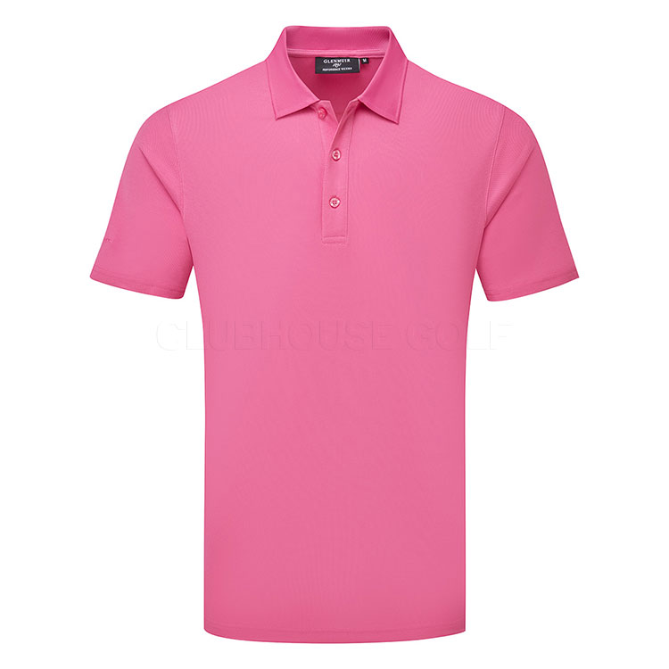 Glenmuir Deacon Golf Polo Shirt Hot Pink