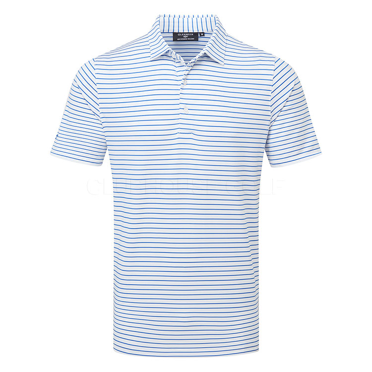 Glenmuir Muirhead Golf Polo Shirt White / Tahiti