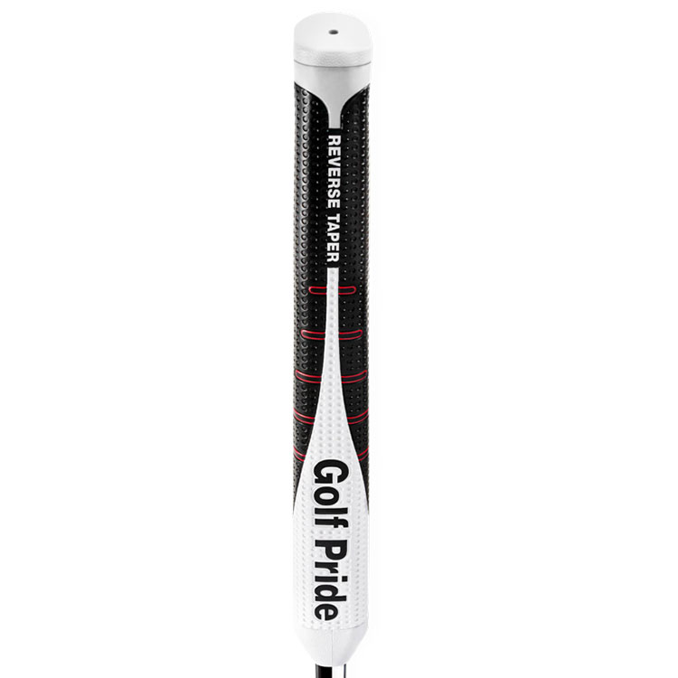 Golf Pride Reverse Taper Pistol Medium Golf Putter Grip Black / White / Red