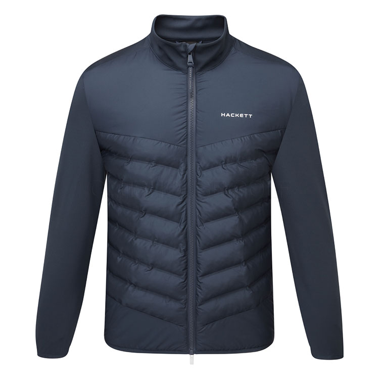 Hackett Sport Ultra Lightweight Full Zip Golf Wind Jacket Navy