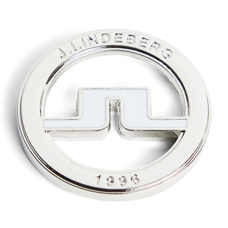 J.Lindeberg Golf Ball Marker White