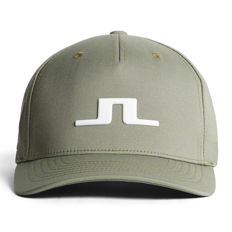 J.Lindeberg Heath Golf Cap Oil Green / White