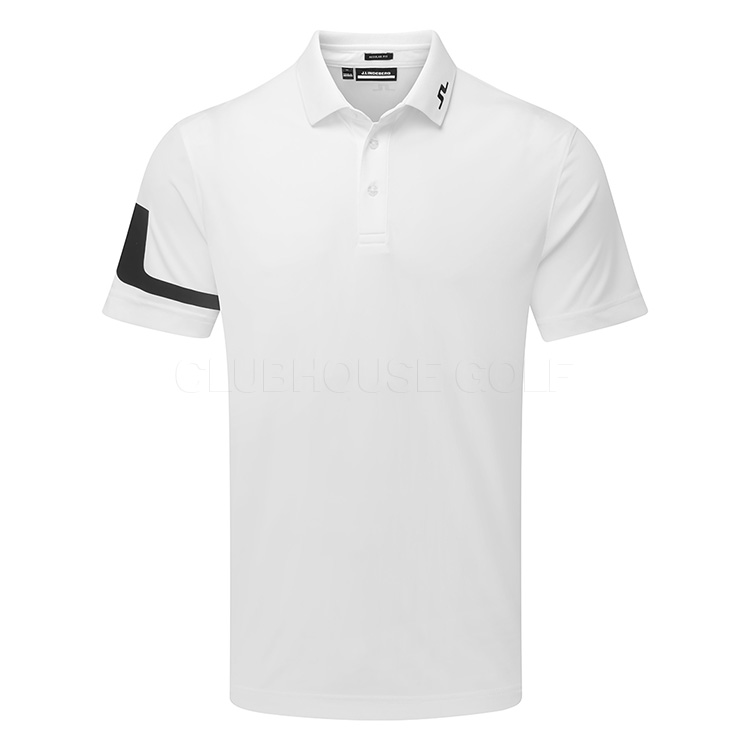 J.Lindeberg Heath Golf Polo Shirt White