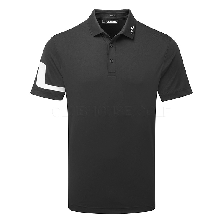 J.Lindeberg Heath Golf Polo Shirt Black