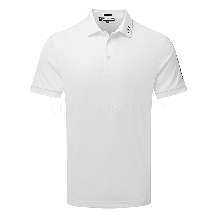 J.Lindeberg Tour Tech Golf Polo Shirt White / Black