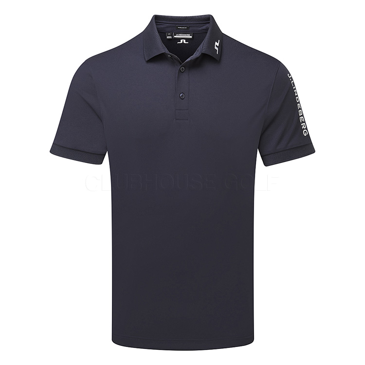 J.Lindeberg Tour Tech Golf Polo Shirt JL Navy / White