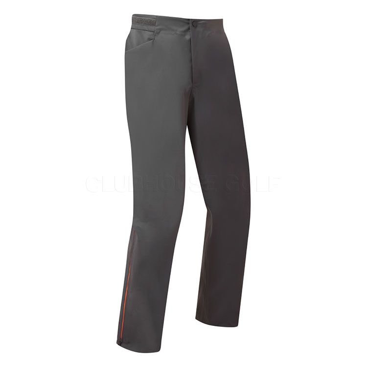 J.Lindeberg Sandy Waterproof Golf Pants Asphalt / Persimmon Orange