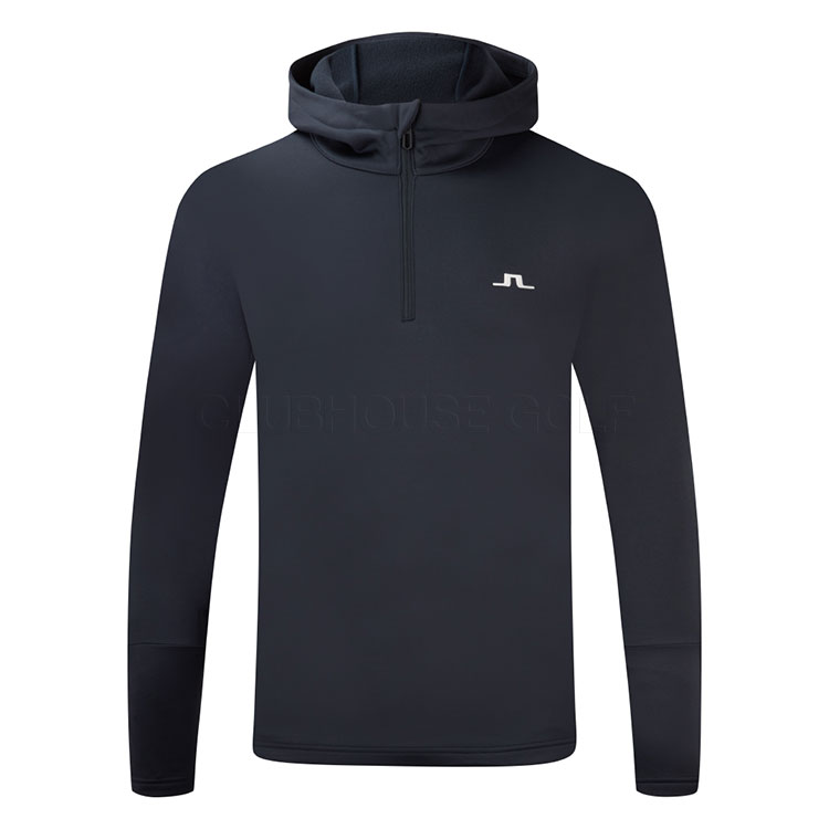 J.Lindeberg Aerial 1/4 Zip Golf Hoodie JL Navy
