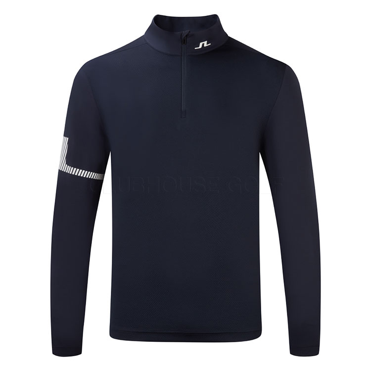 J.Lindeberg Heath Strike 1/4 Zip Golf Sweater JL Navy