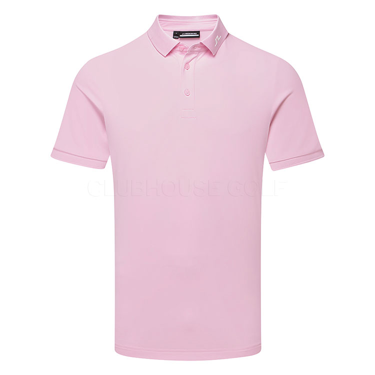 J.Lindeberg KV Golf Polo Shirt Nosegay / White