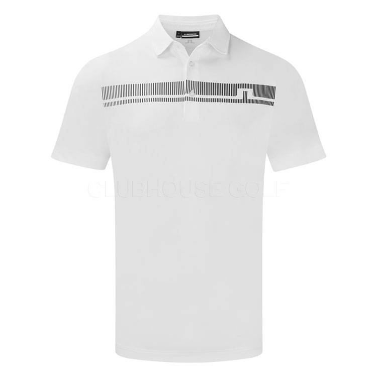J.Lindeberg Klas Golf Polo Shirt White / Black