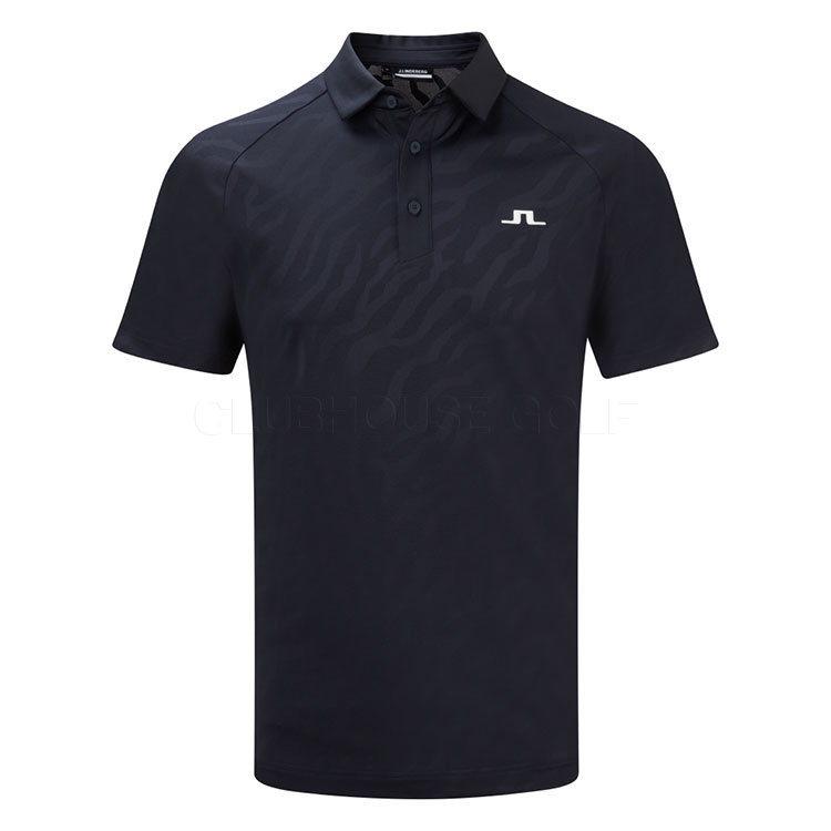J.Lindeberg Wilhelm Golf Polo Shirt JL Navy / White