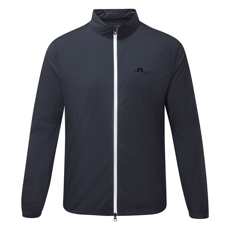 J.Lindeberg Ash Light Packable Golf Wind Jacket JL Navy / White