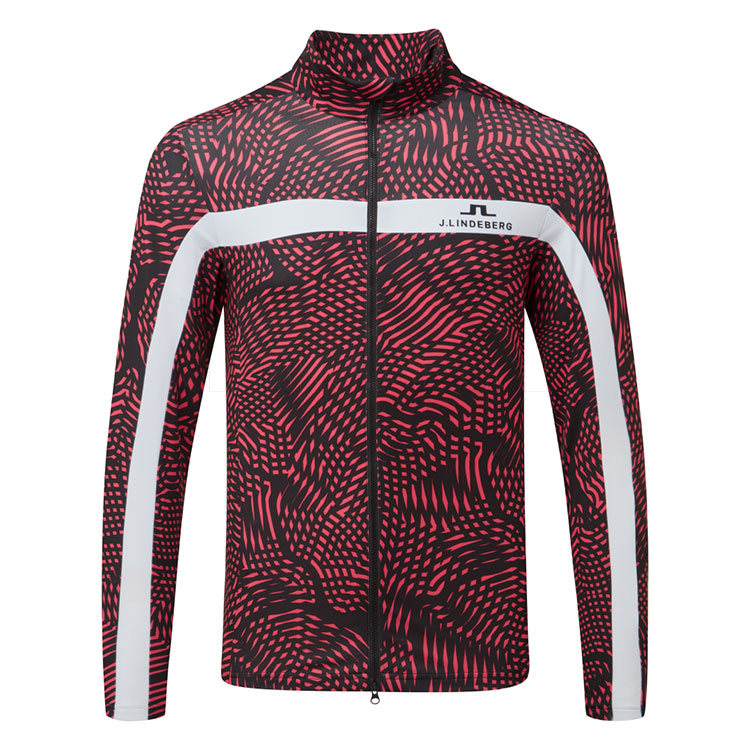 J.Lindeberg Jarvis Tour Full Zip Golf Jacket Pink
