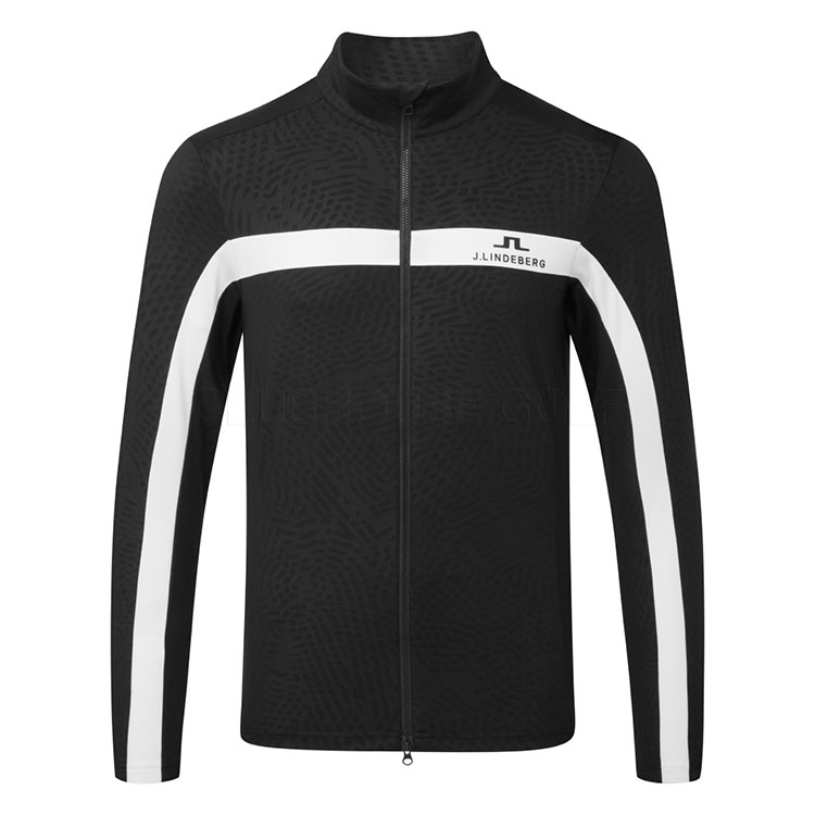 J.Lindeberg Jarvis Tour Full Zip Golf Jacket Black