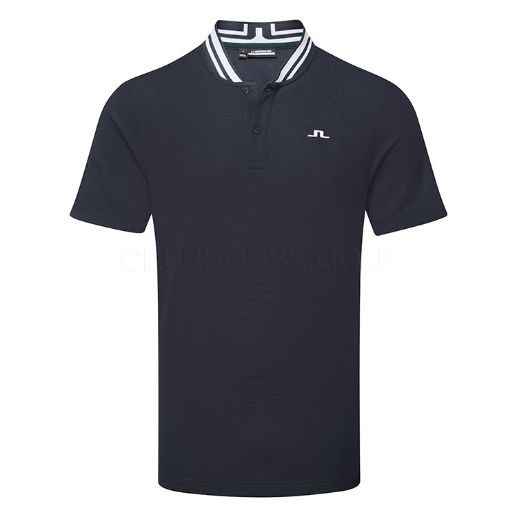 J.Lindeberg Tyson Golf Polo Shirt JL Navy / White