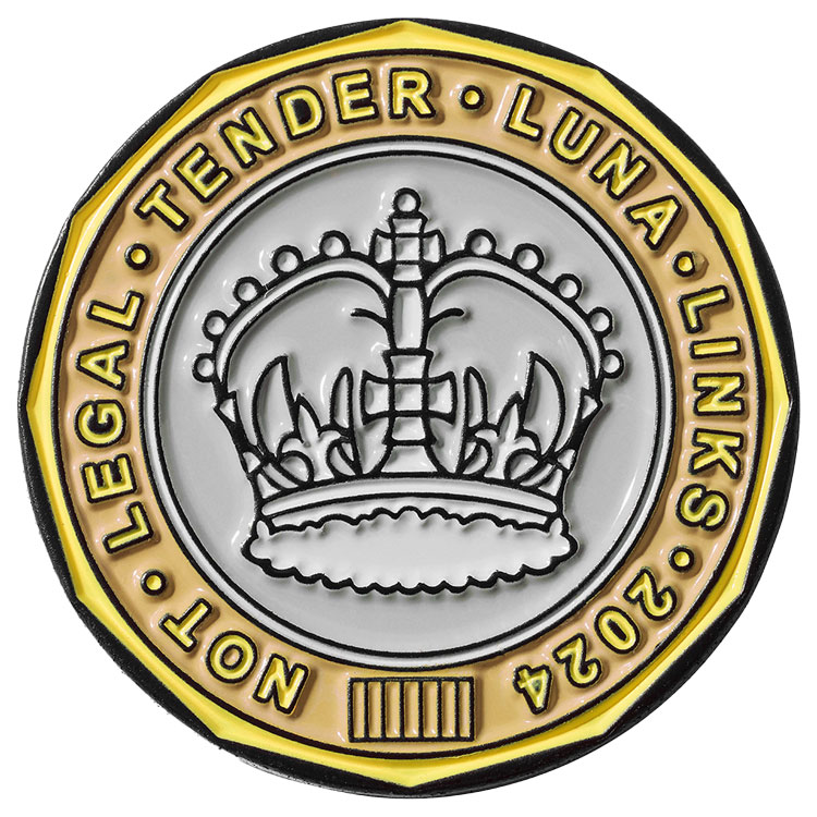 Luna Links Coin Ball Marker Gold / Silver