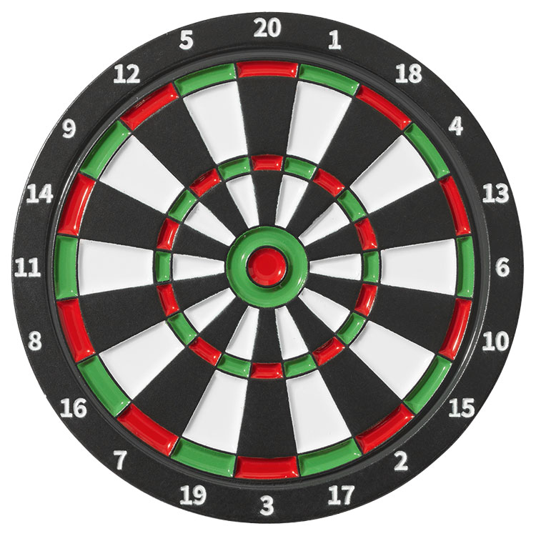 Luna Links Dartboard Ball Marker Black / Green / Red