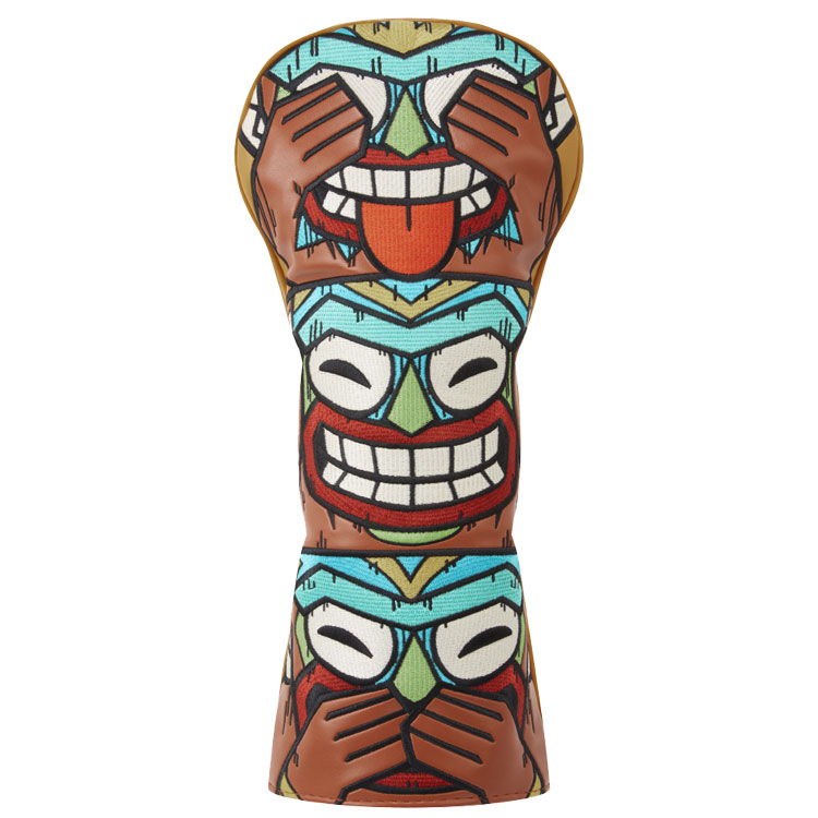 Luna Links Trio Of Wisdom Driver Headcover Yellow / Multi