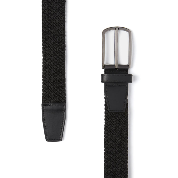 Lyle & Scott Webbed Golf Belt Jet Black