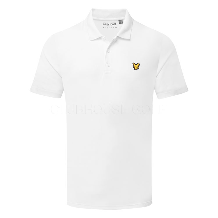 Lyle & Scott Tech Golf Polo Shirt White