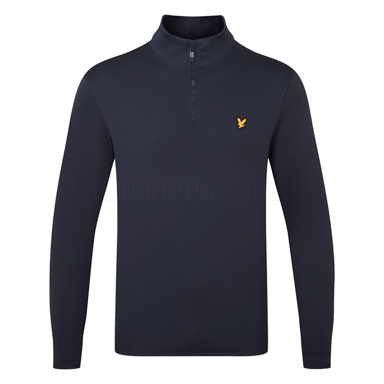 Lyle & Scott Tech 1/4 Zip Golf Sweater Dark Navy